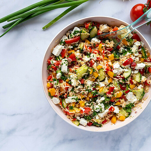 Rapide, fraîche et gourmande : la salade de riz qu’on adore 😋