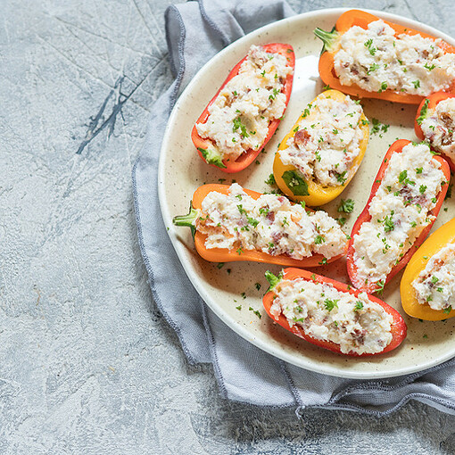 Ces mini-poivrons farcis à la burrata vont faire sensation à l’apéro 😍