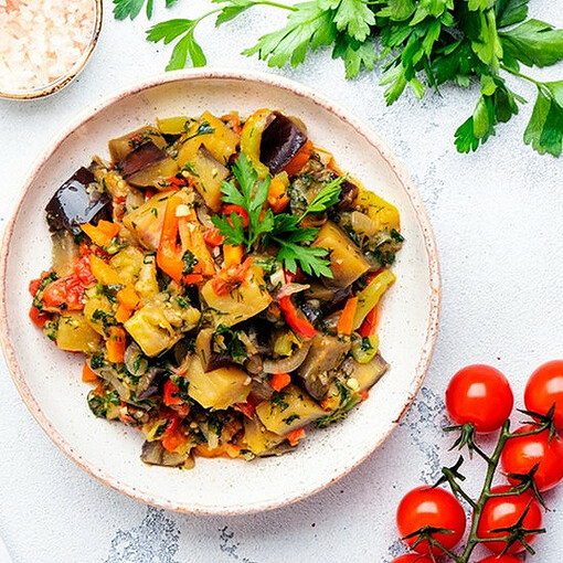 Le Caponata aubergine et tomate, une recette facile et rapide